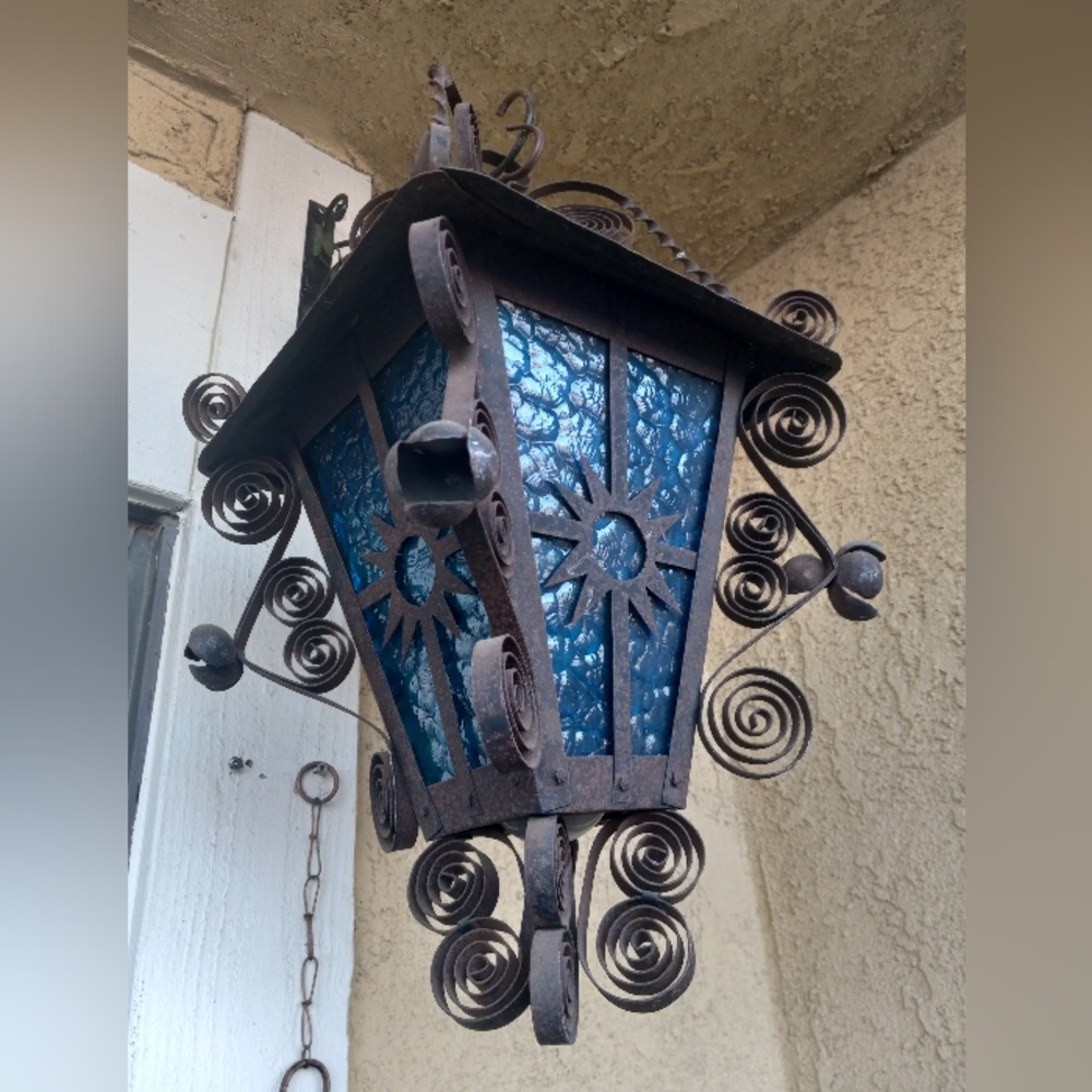 Vintage hanging light